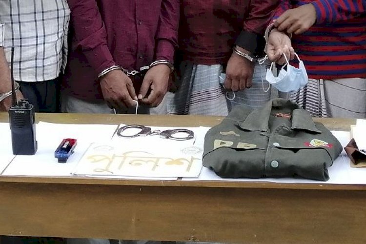 ডিবি পুলিশ পরিচয়ে প্রতারণা, গ্রেফতার ১০