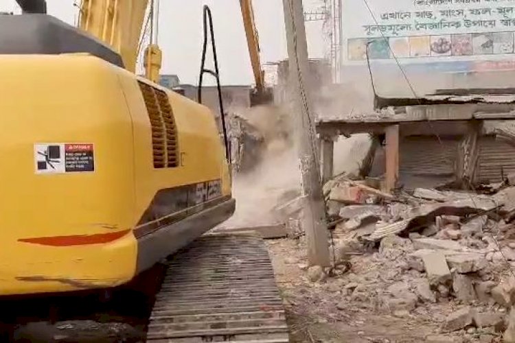 সোয়ারীঘাটের অবৈধ স্থাপনা উচ্ছেদ: বিআইডাব্লিটিএ