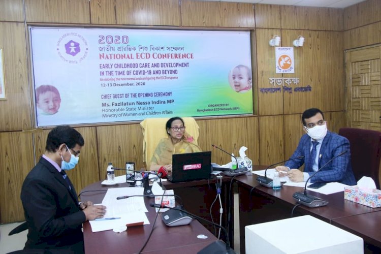 সুষম বিকাশের জন্য শিশুর প্রথম আট বছর গুরুত্বপূর্ণ: ইন্দিরা