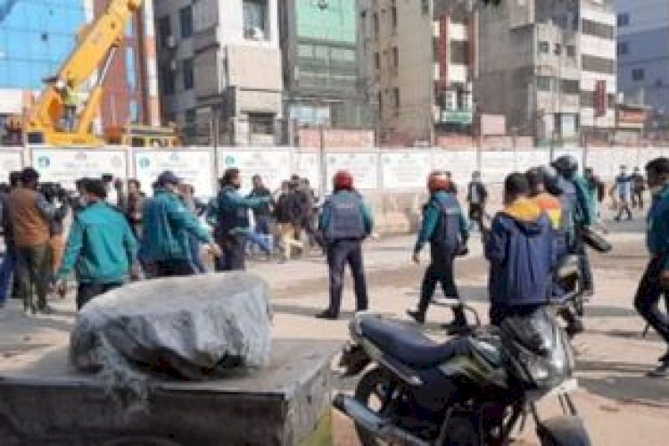বিএনপির বিক্ষোভ সমাবেশে ব্যাপক উত্তেজনা