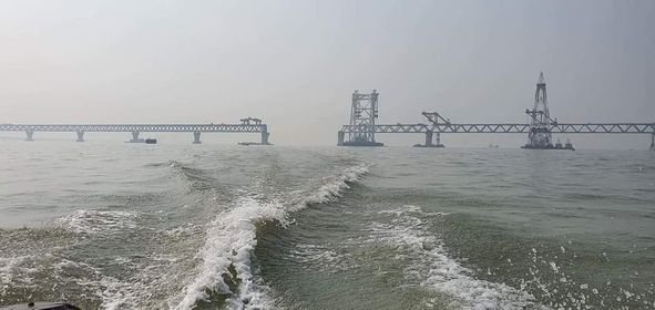 পদ্মাসেতু দৃশ্যমান ছয় কিলোমিটার, বাকী রইলো ১