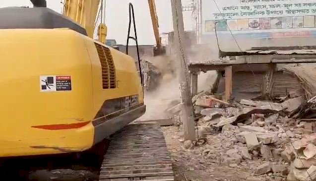 সোয়ারীঘাটের অবৈধ স্থাপনা উচ্ছেদ: বিআইডাব্লিটিএ