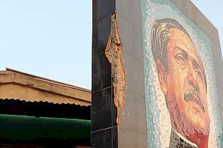 ঠাকুরগাঁওয়ে বঙ্গবন্ধুর ম্যুরাল ভাঙচুর