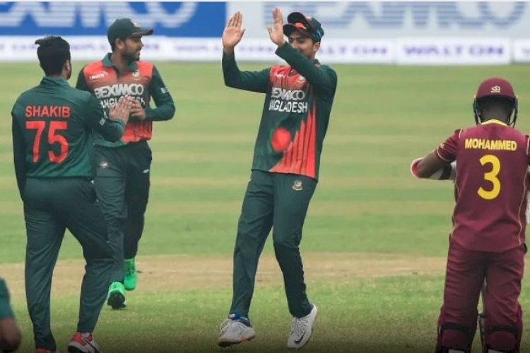 সাকিব-মাহামুদ যাদুদে উইন্ডিজকে উড়িয়ে লিডে টাইগাররা