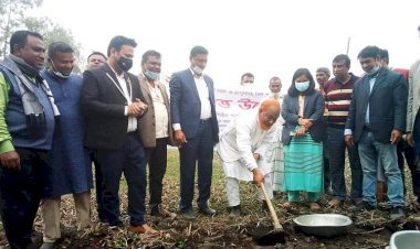 রংপুরের পীরগঞ্জে দুটি বিলের খনন কাজ উদ্বোধন 