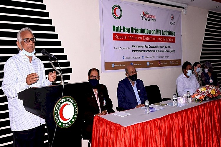 বিডিআরসি'র উদ্যোগে পারিবারিক যোগাযোগ পুন:স্থাপন ওরিয়েন্টশন