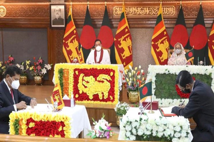 বাংলাদেশ ও শ্রীলংকার মধ্যে ৬টি সমঝোতা স্মারক সই