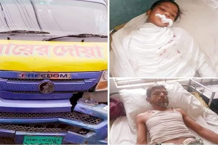 পলাশবাড়ীতে পিকআপের ধাক্কায় শিক্ষার্থীসহ আহত ৫