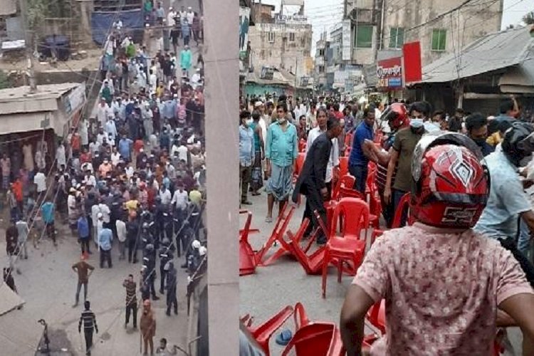 নোয়াখালীতে গোলাগুলির ঘটনায় ওসিসহ আহত ২০, পুলিশের মামলা
