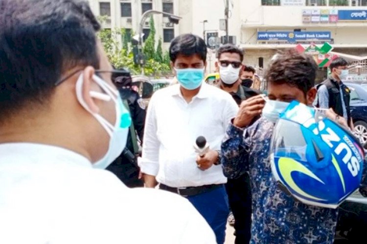 জনসচেতনতা বৃদ্ধি ও মাস্ক ব্যবহার নিশ্চিতে র্যাবের অভিযান