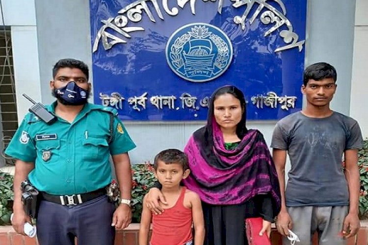 ছেলেটি মা'কে ফিরে পেলো পুলিশের আন্তরিকতায়
