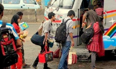 খুলনায় গণপরিবহণে স্বাস্থ্যবিধির বালাই নেই