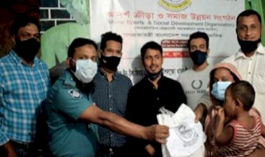ছিন্নমূল মানুষের পাশে আশরাফুল-সুজনরা