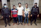 ইন্টারন্যাশনাল কলিং কার্ডসহ ৩ পাচারকারী গ্রেপ্তার