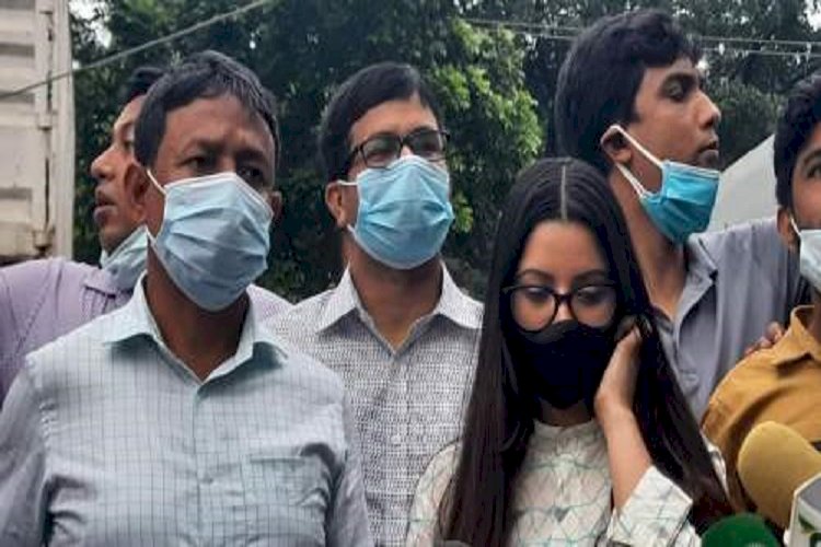 ডিবি গেটে সাংবাদিকদের মুখোমুখি পরীমণি