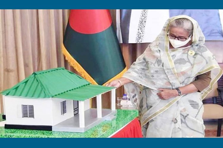 মুজিববর্ষের উপহার একসঙ্গে ঘর পেলো ৫৩ হাজার অসহায় পরিবার