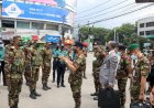 খুলনা জেলায় সেনাবাহিনীর টহল কার্যক্রম পরিদর্শন করলেন সেনাবাহিনী প্রধান