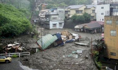 জাপানে ভূমিধস : নিখোঁজ ২০ জনের প্রাণহানির আশঙ্কা 