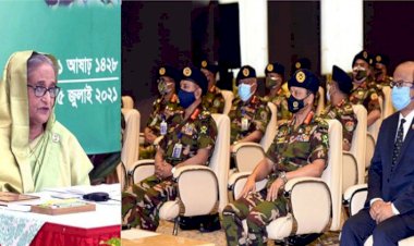 সুশৃঙ্খল সেনাবাহিনী গণতন্ত্র সুসংহত করে : শেখ হাসিনা