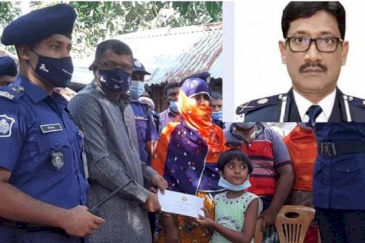 সেই ছোট্ট মরিয়মের পাশে ডিএমপি কমিশনার