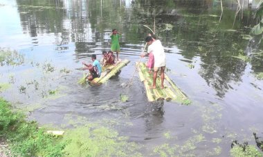 কুড়িগ্রামে বন্যা : সাড়ে ১৫ হাজার হেক্টর ফসলি জমি পানির নিচে