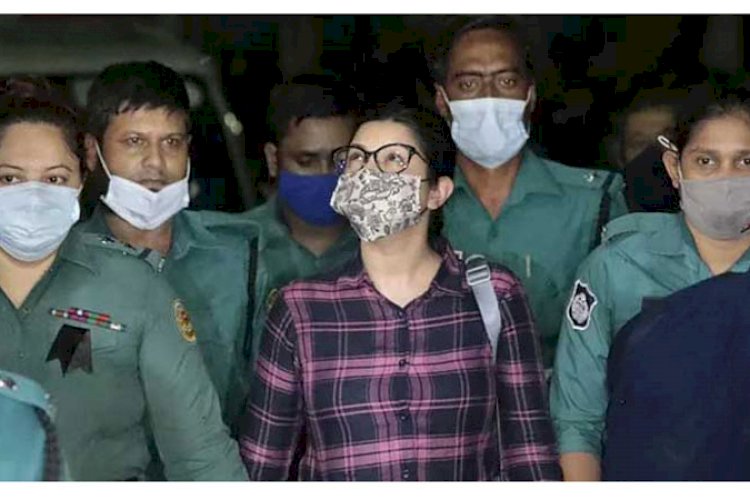 কাঠগড়ায় কাঁদলেন পরীমণি