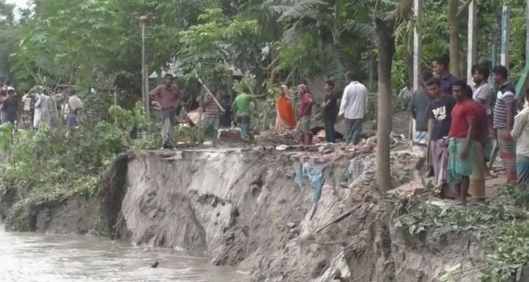 কুড়িগ্রামে নদী ভাঙনে এক সপ্তাহে দুইশতাধিক ঘরবাড়ি বিলীন