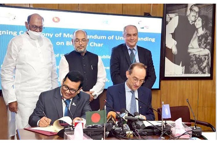 ভাসান চরে রোহিঙ্গাদের মানবিক সহায়তায় বাংলাদেশ ও জাতিসংঘের মধ্যে সমঝোতা স্মারক স্বাক্ষর