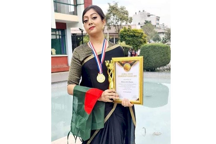 গ্লোবাল ইয়ুথ লিডারশিপ অ্যাওয়ার্ড পেলেন ব্যারিস্টার ওলোরা