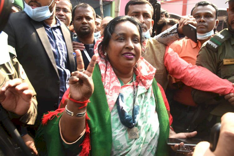 নাসিক নির্বাচন : টানা তৃতীয়বারের মত মেয়র নির্বাচিত হলেন আইভী