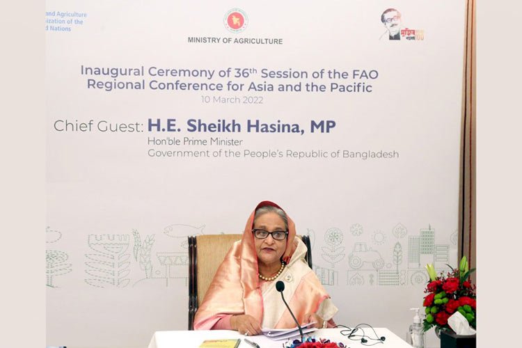 এশিয়া-প্যাসিফিক দেশগুলোর খাদ্য নিরাপত্তা নিশ্চিতে সহযোগিতা জোরদারে প্রধানমন্ত্রীর গুরুত্বারোপ