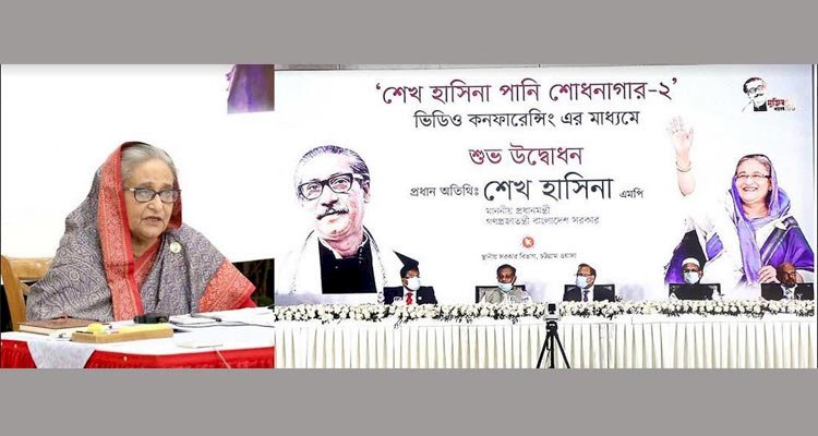 সরকার তৃণমূল পর্যায়ে নিরাপদ পানি সরবরাহের লক্ষ্যে কাজ করছে : প্রধানমন্ত্রী