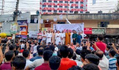 নির্বাচন বিধি লঙ্ঘন করে প্রার্থীর সমাবেশ আঃলীগ এমপি