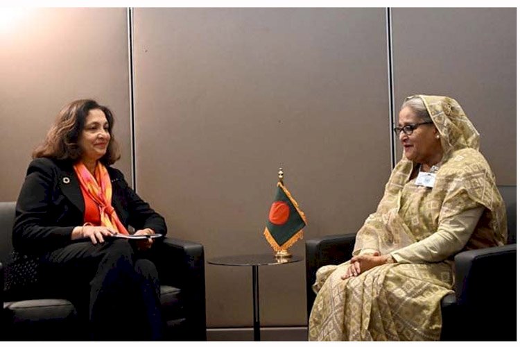 বাংলাদেশের অগ্রাধিকার হচ্ছে রোহিঙ্গাদের মিয়ানমারে প্রত্যাবাসন : উজরা জেয়াকে প্রধানমন্ত্রী