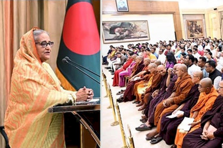 সরকার সকল ধর্মের বিশ্বাসীদের নিয়ে দেশকে এগিয়ে নিতে চায় : প্রধানমন্ত্রী