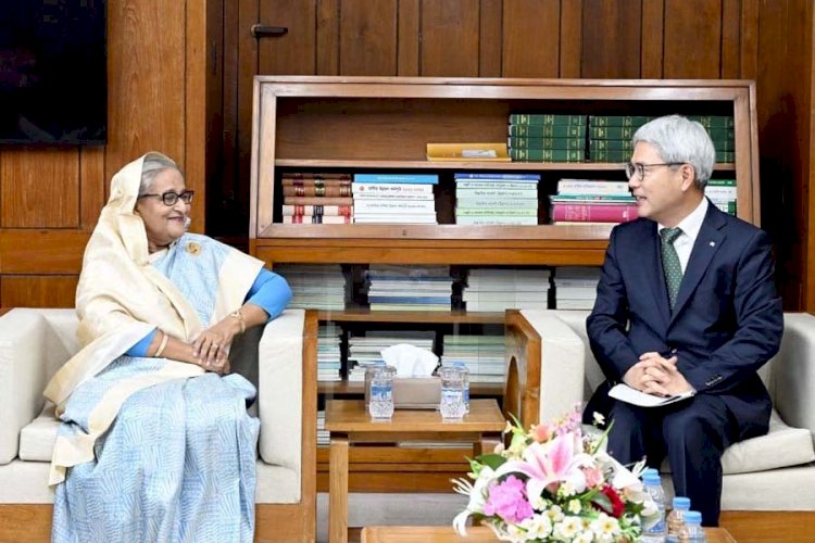 কোরিয়া এখন বাংলাদেশের গুরুত্বপূর্ণ উন্নয়ন সহযোগী : প্রধানমন্ত্রী
