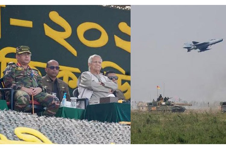 প্রধান উপদেষ্টা রাজবাড়ীতে সেনাবাহিনীর ম্যানুভার অনুশীলন প্রত্যক্ষ করেছেন
