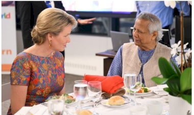 প্রধান উপদেষ্টার সঙ্গে বেলজিয়ামের রাণী এবং সাবেক ব্রিটিশ প্রধানমন্ত্রীর সাক্ষাৎ