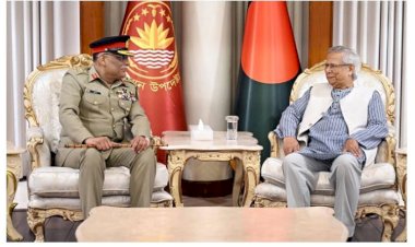 প্রধান উপদেষ্টার সঙ্গে পাকিস্তানের যৌথ বাহিনীর চেয়ারম্যানের সৌজন্য সাক্ষাৎ