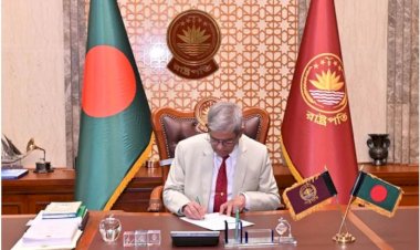 বঙ্গভবনে নবনির্বাচিত রাষ্ট্রপতির কার্যক্রম শুরু
